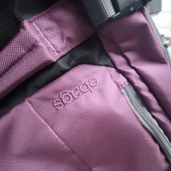 Ebags Mother Lode Travel Backpack Purple Convertible Luggage Expandable 117769 - Picture 5 of 14